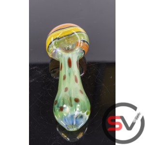 TOADSTOOL GLASS HANDPIPE 5inch